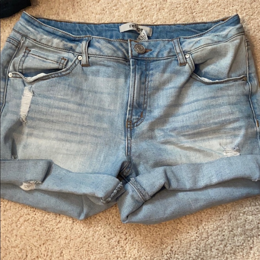 Refuge high waisted mom jean shorts